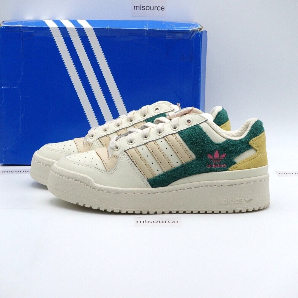 NEW adidas Originals Forum Bold Stripes Sneakers ID7078 Chalk Sand